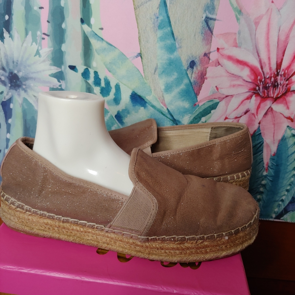 Sam Edelman | Mauve Metallic Platform Flats 10